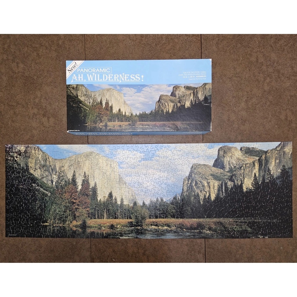 VTG Sprinkbok Panoramic AH, WILDERNESS! Puzzle Over 700 Pieces YOSEMITE Complete